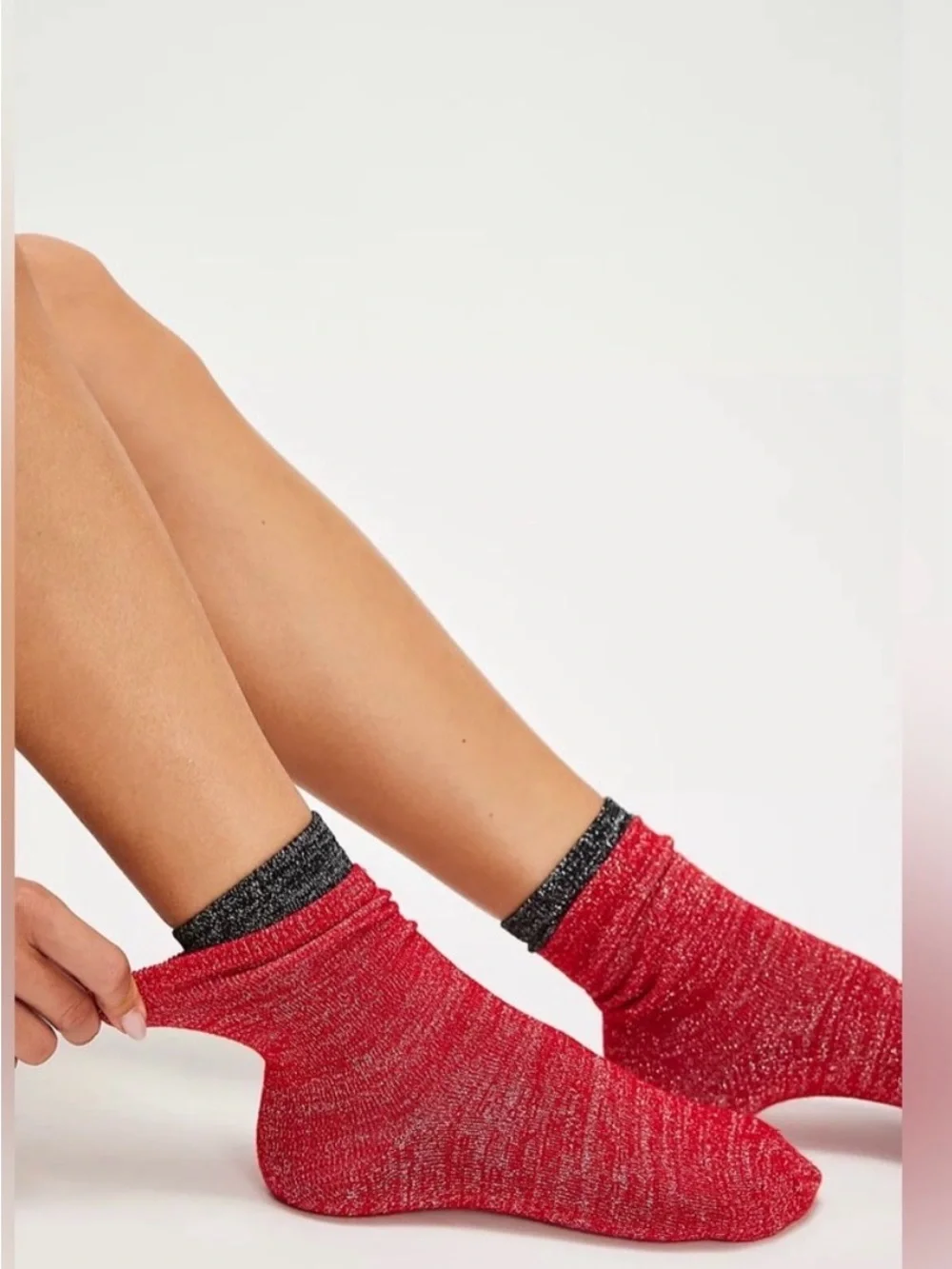 NWT Free People Lurex Sock Bundle- 3 Pair Set